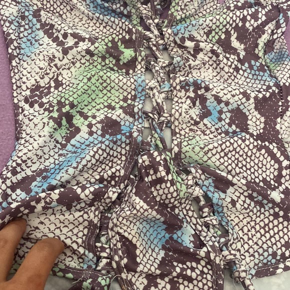 One Piece Swimsuits for Women Cutout adjustable - Picture 3 of 6